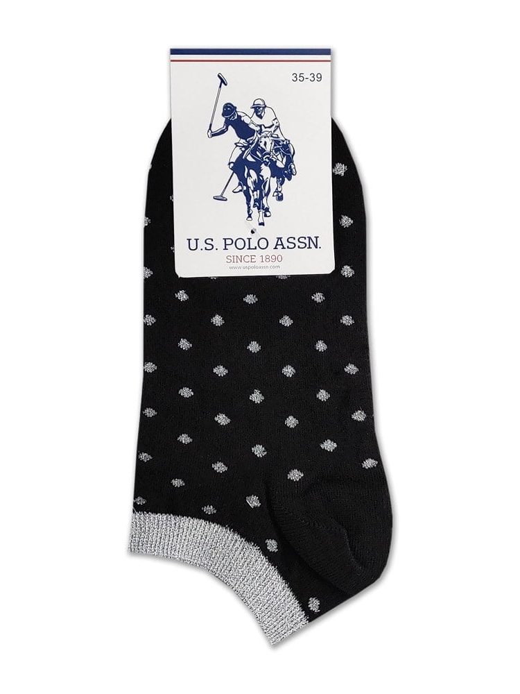 Κάλτσα Σοσόνι Βαμβακερή με Πουά Σχέδιο U.S. POLO ASSN.
