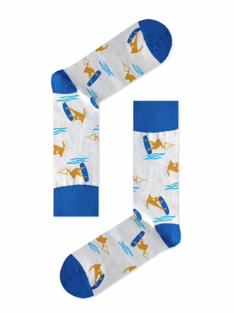 Κάλτσα Βαμβακερή με Σχέδια Water Sports COLOR SOCKS