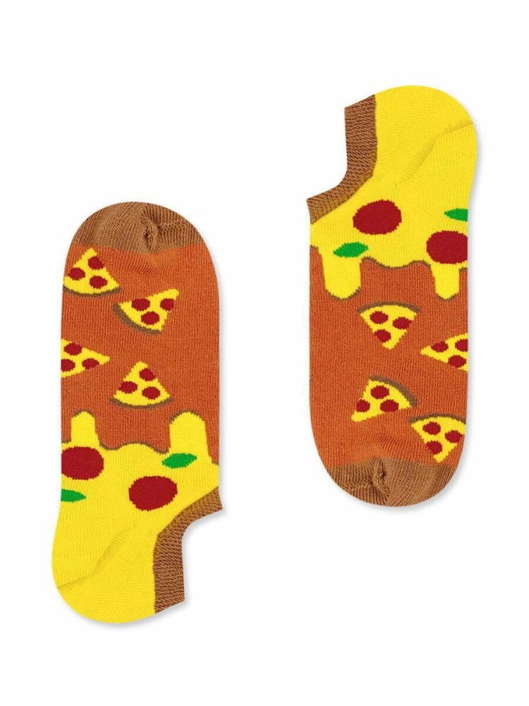 Παιδική Κάλτσα Βαμβακερή με Σχέδια Pizza NODO