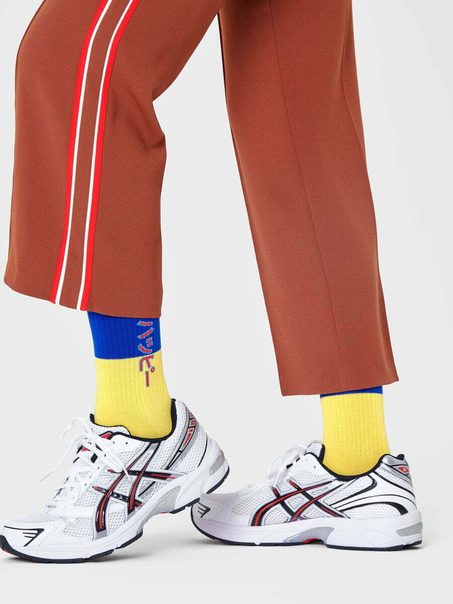 Κάλτσα Βαμβακερή με Σχέδια Happy Neo HAPPY SOCKS HAPPY SOCKS Κάλτσα με Σχέδια Happy Neo