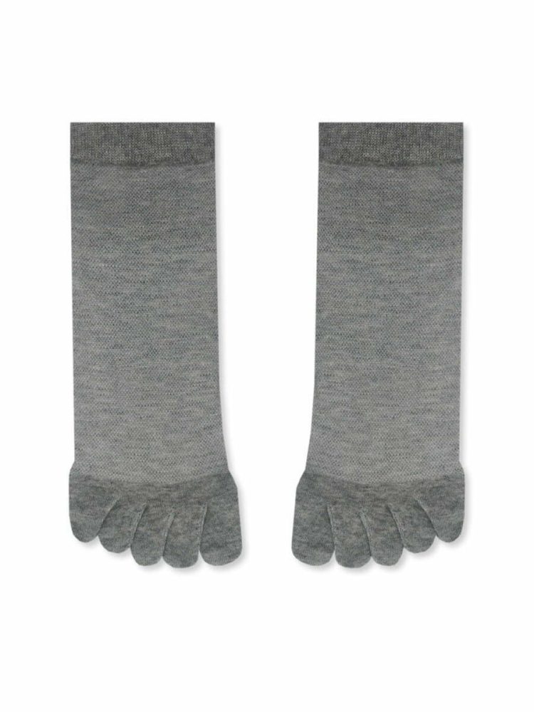 YTLI Κάλτσα με Δάχτυλα Toe Socks Μονόχρωμη