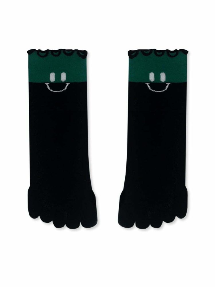 YTLI Κάλτσα με Δάχτυλα Toe Socks με Σχέδια Smile