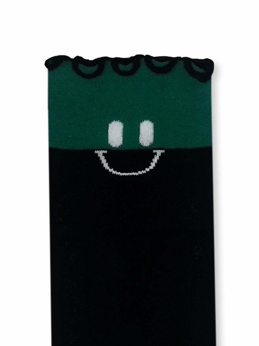 Κάλτσα Βαμβακερή με Δάχτυλα Toe Socks με Σχέδια Smile YTLI YTLI Κάλτσα με Δάχτυλα Toe Socks με Σχέδια Smile