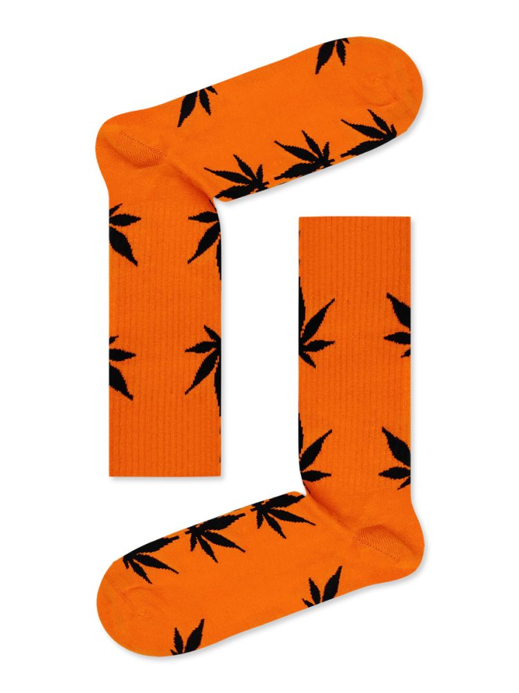 NODO Βαμβακερή Κάλτσα με Σχέδια Marijuana