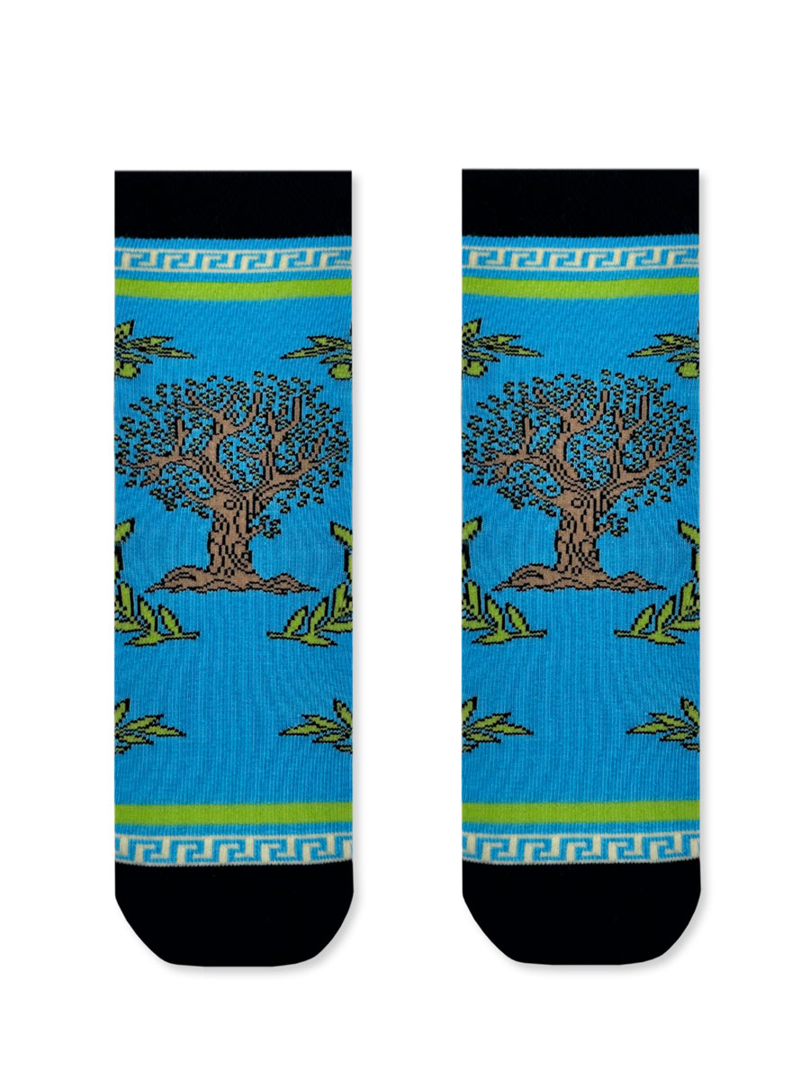 NODO Βαμβακερή Παιδική Κάλτσα με Σχέδια Olive Tree NODO Βαμβακερή Παιδική Κάλτσα με Σχέδια Olive Tree