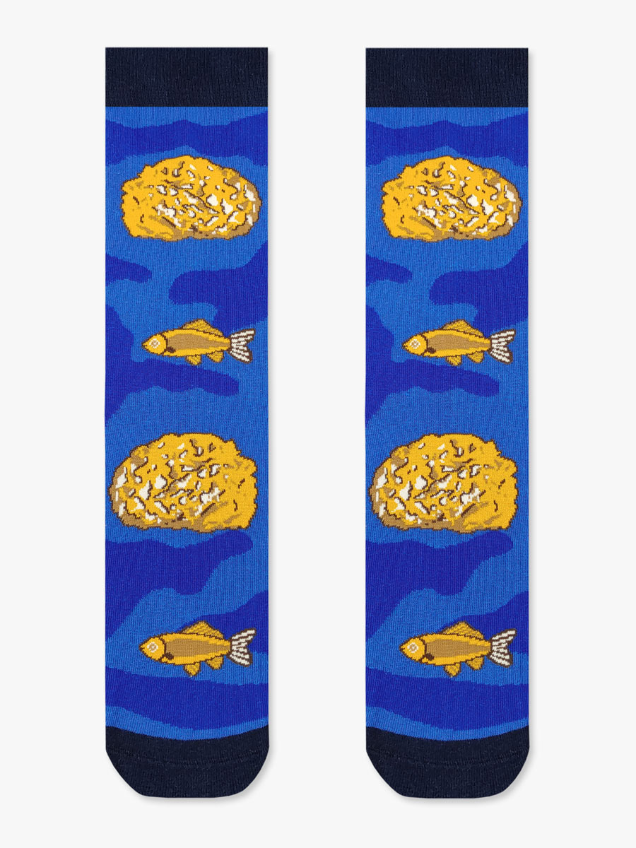 NODO Βαμβακερή Κάλτσα με Σχέδια Sea Sponge and Fish NODO Βαμβακερή Κάλτσα με Σχέδια Sea Sponge and Fish