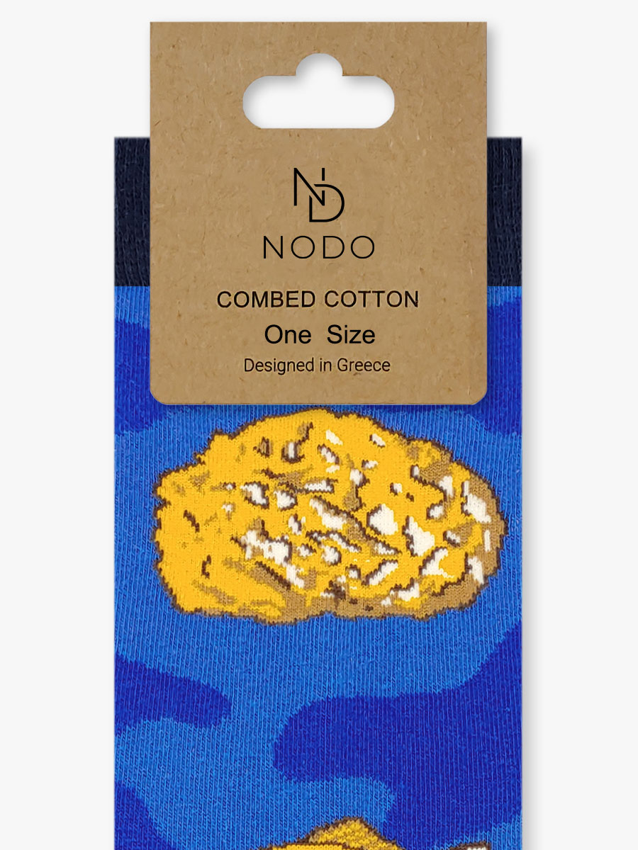 NODO Βαμβακερή Κάλτσα με Σχέδια Sea Sponge and Fish NODO Βαμβακερή Κάλτσα με Σχέδια Sea Sponge and Fish