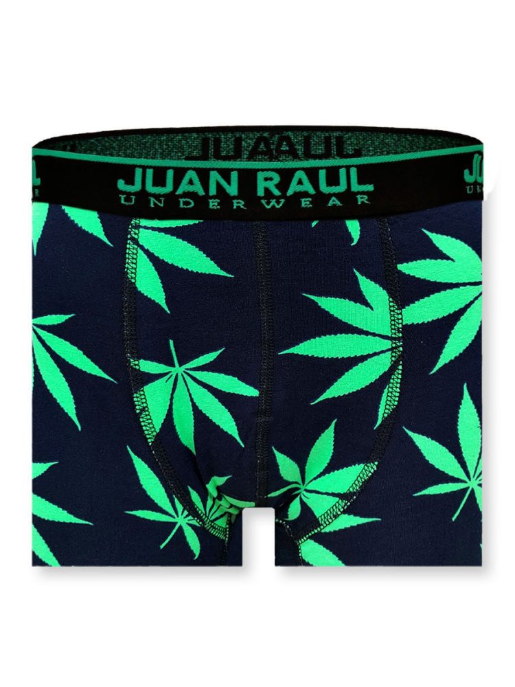 Ανδρικό Μποξεράκι Βαμβακερό με Σχέδια Marijuana JUAN RAUL