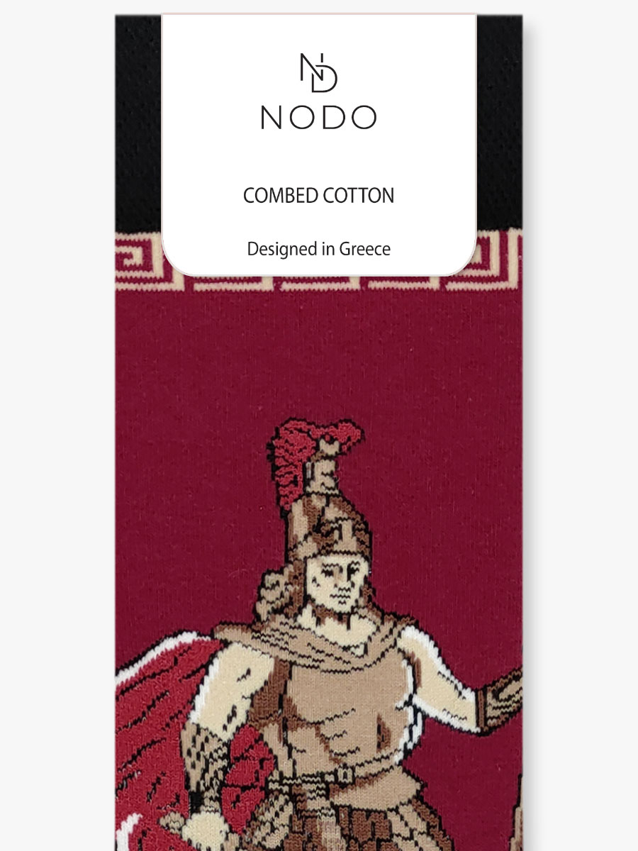 Κάλτσα Βαμβακερή με Σχέδια Ares The Greek God NODO NODO Βαμβακερή Κάλτσα με Σχέδια Ares The Greek God