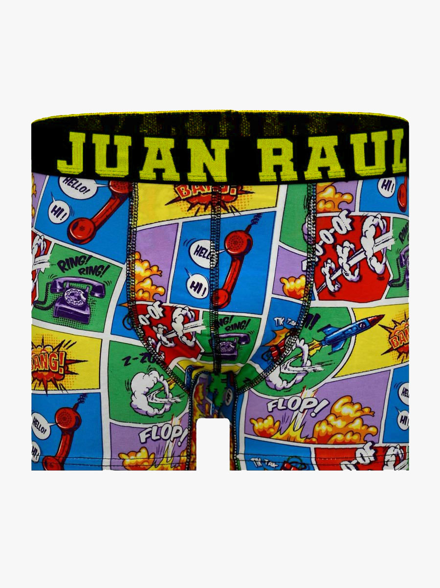 Ανδρικό Βαμβακερό Μποξεράκι με Σχέδια Comics JUAN RAUL Ανδρικό Βαμβακερό Μποξεράκι με Σχέδια Comics JUAN RAUL