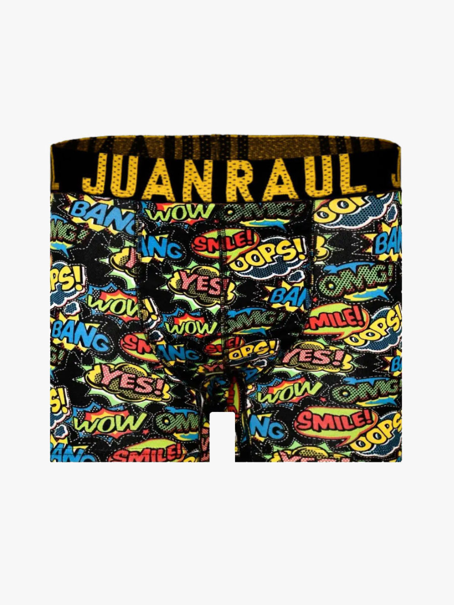 Ανδρικό Μποξεράκι Βαμβακερό με Σχέδια Pop Art JUAN RAUL Ανδρικό Μποξεράκι Βαμβακερό με Σχέδια Pop Art JUAN RAUL