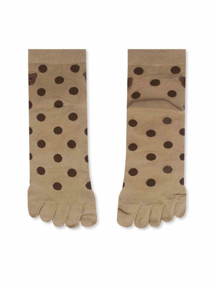 YTLI Κάλτσα με Δάχτυλα Toe Socks με Σχέδια Teddy Bear