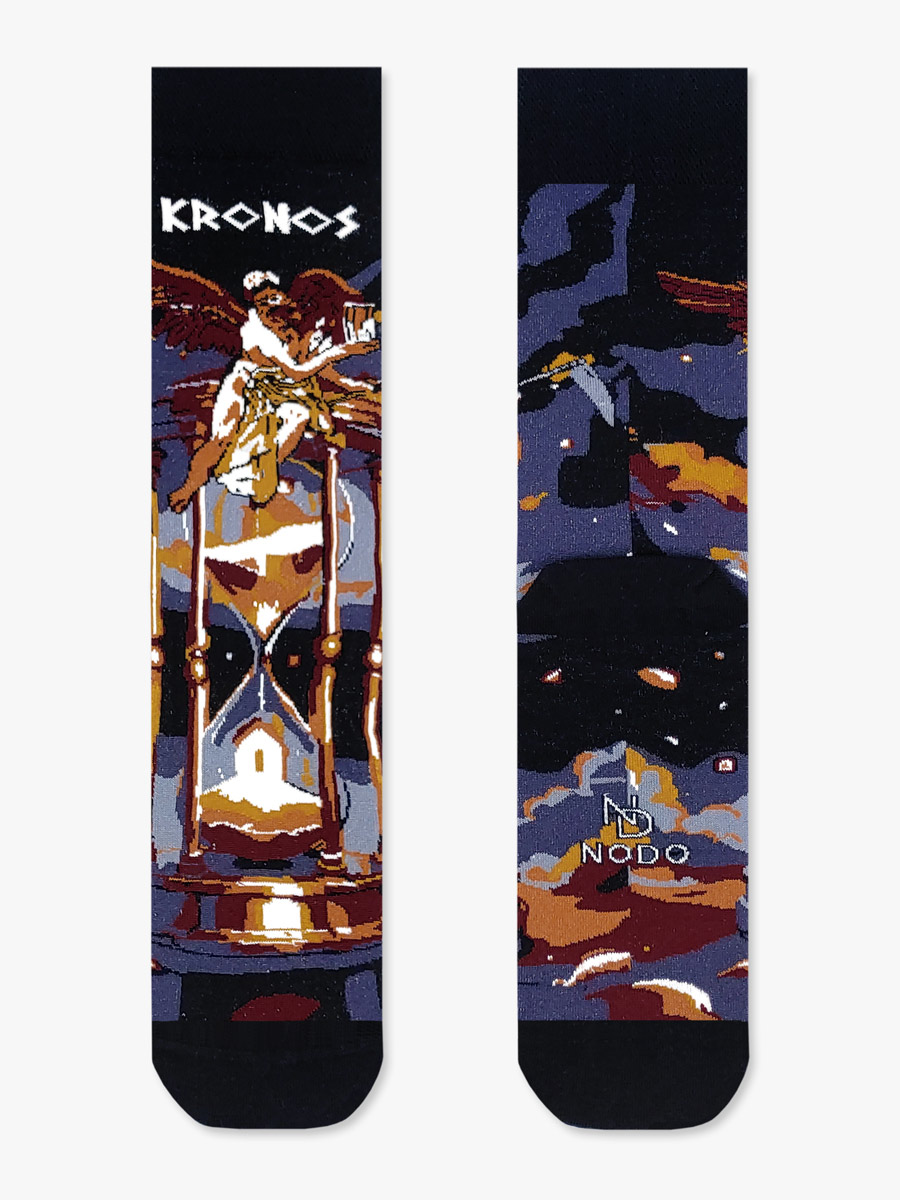 Βαμβακερή Κάλτσα με Σχέδια Greek Titan Kronos NODO Βαμβακερή Κάλτσα με Σχέδια Greek Titan Kronos NODO