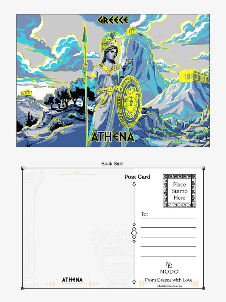 Postcard με Σχέδιο Athena NODO