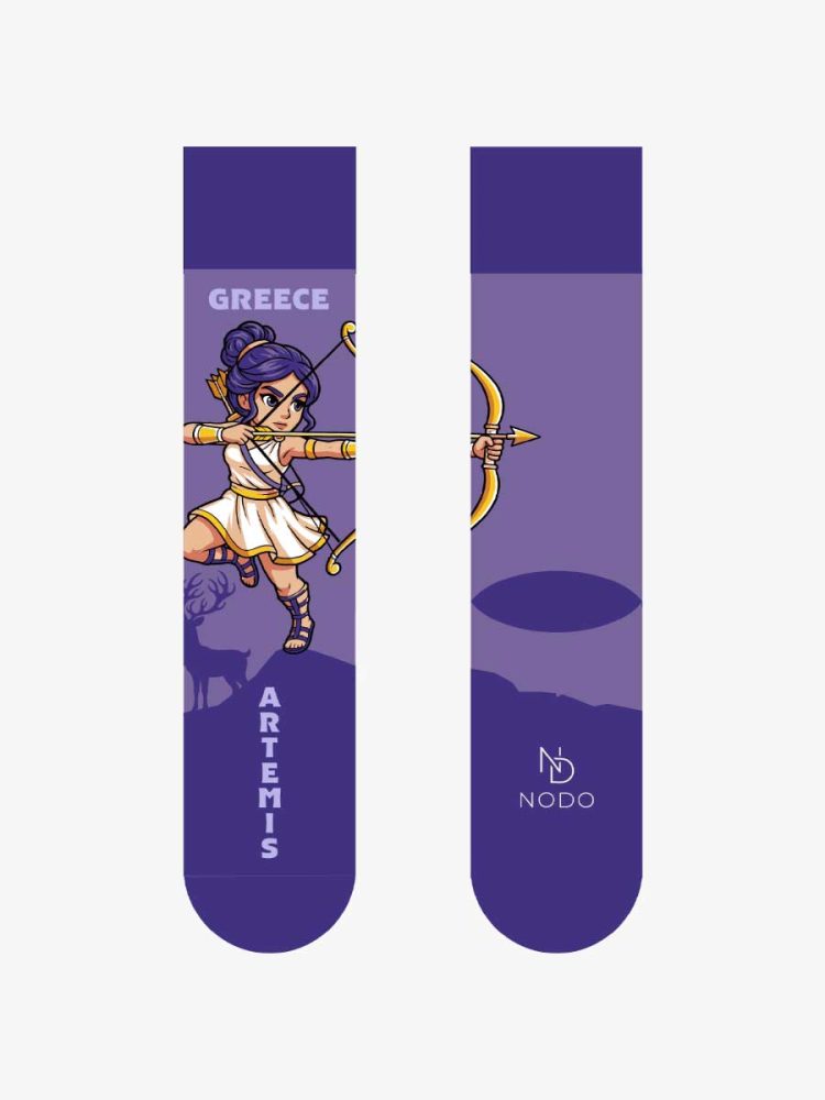 Βαμβακερή Παιδική Κάλτσα με Σχέδια ARTEMIS NODO