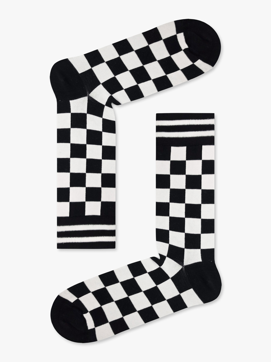 Βαμβακερή Κάλτσα με Σχέδια Chess Checkerboard NODO Βαμβακερή Κάλτσα με Σχέδια Chess Checkerboard NODO
