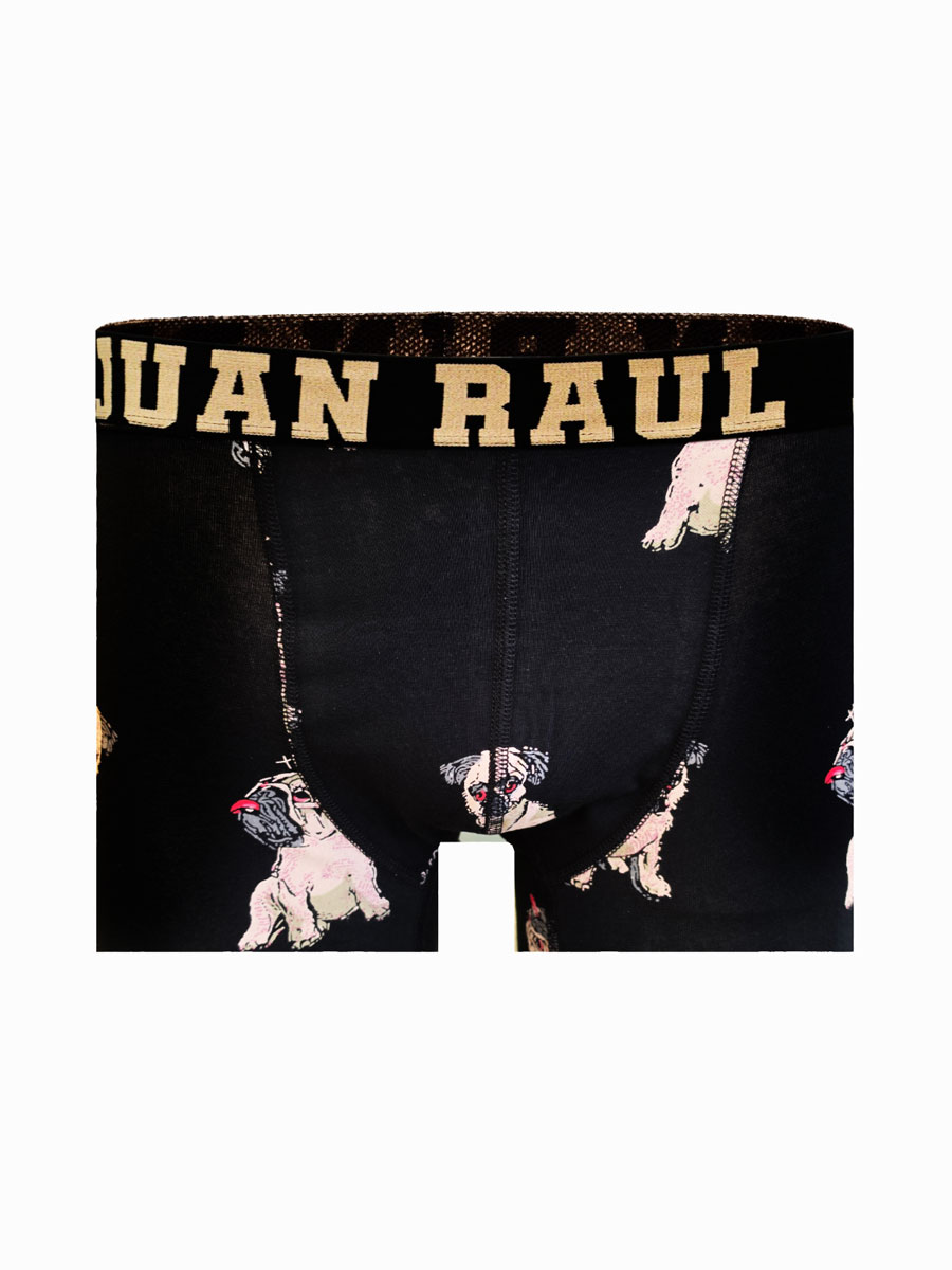 Ανδρικό Μποξεράκι Βαμβακερό με Σχέδια Coolest Pug JUAN RAUL Ανδρικό Μποξεράκι Βαμβακερό με Σχέδια Coolest Pug JUAN RAUL